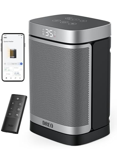 1500W Smart Space Heater Indoor Oscillating Portable