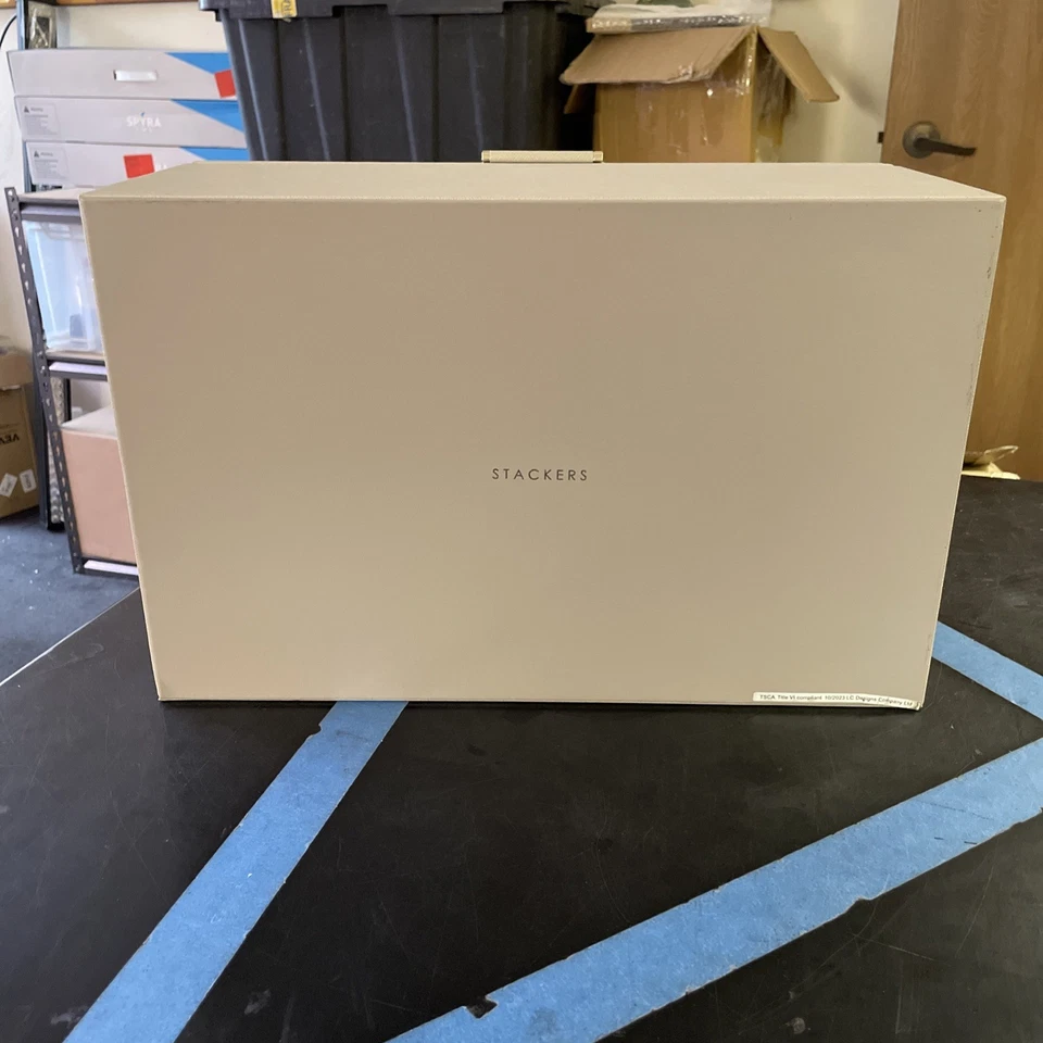 Stackers Premium Storage Box Small Taupe - Image 3 of 4