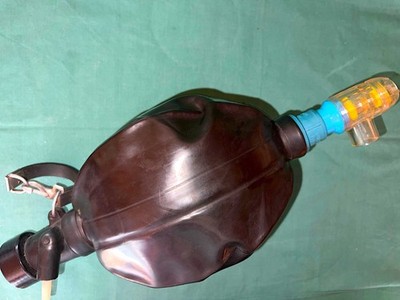 MARK 2 AMBU RUBEN BEUTEL Beatmungsbeutel Patientenventil RESUSCITATOR BAG MEDVET
