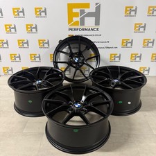 18” Alloy Wheels 5x120 ET30 – 763m style Satin Black – Set of 4 fits BMW