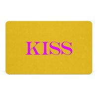 FrüHstüCksbrett Design@Home Kiss Lbh 23.30X14.30X.20 Cm Gelb