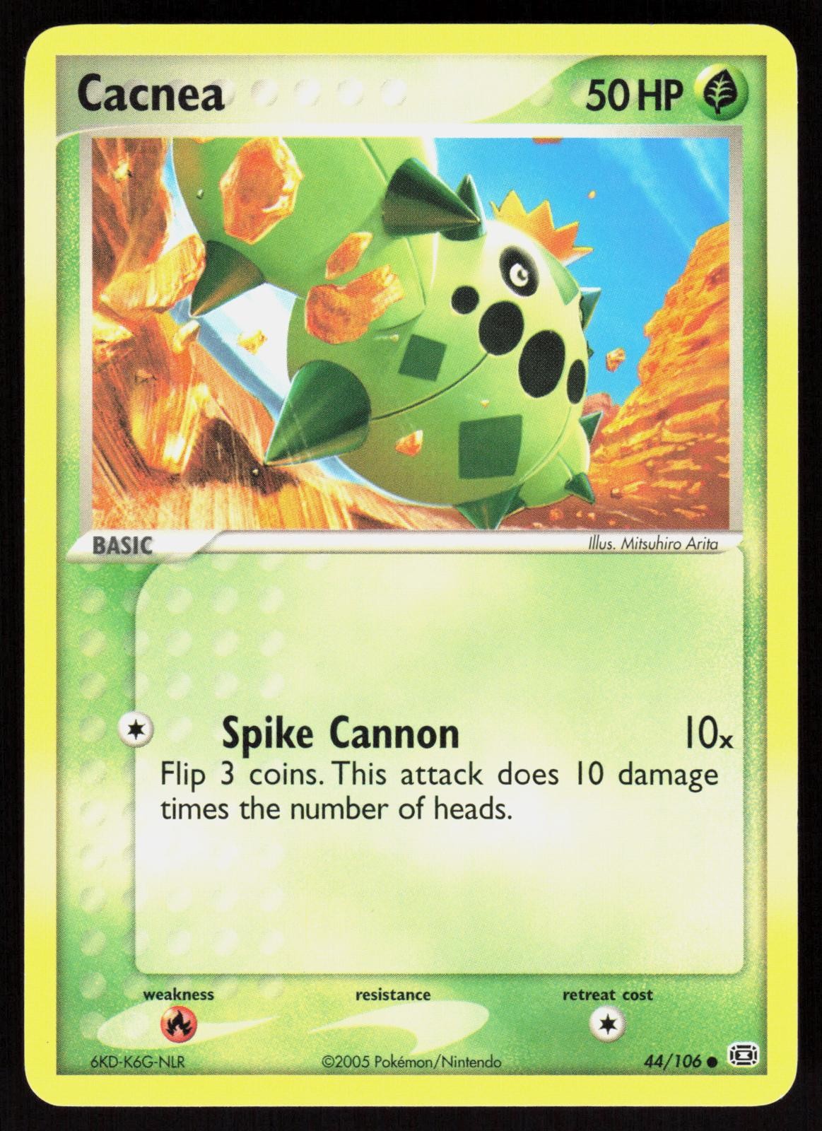 Cacnea 44/106 - Pokemon Emerald - Common - LP/MP
