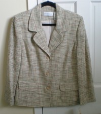 Alfred Dunner - Ocho Rios - Multi Color Lined Blazer - Size 14 - NWT