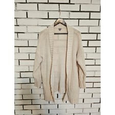 Aerie Womens Cream Cardigan Size Medium