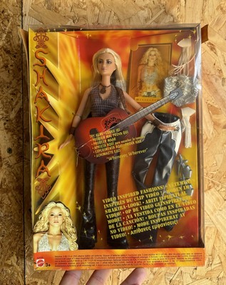 Shakira Barbie Style Puppe mit Musikgitarre #B4535 Mattel 2003 - nie ausgebaut