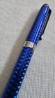 Bossert & Erhard Sterling Silver Blue Ocean Rollerball Pen - Very Rare! — photo 3