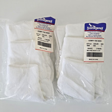 NEW - 6 pair BUSTER BROWN 100 Cotton ANKLET Socks WHITE size 11