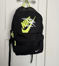 Nike Black/Volt/Gray Backpack Medium 15L Padd...