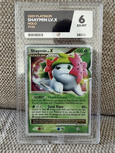 Shaymin LV.X graded ACE 6 for sale on eBay