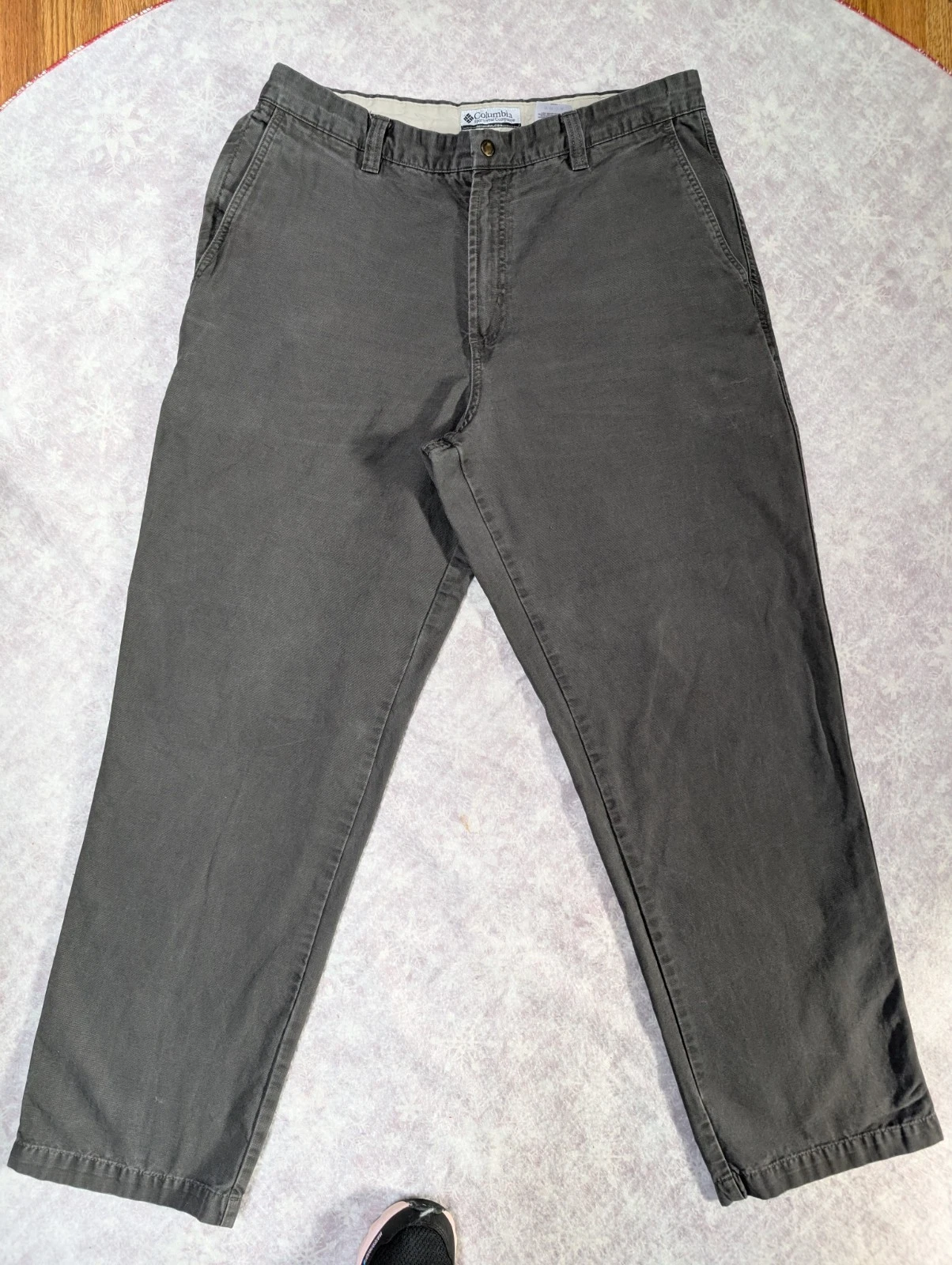 Columbia Men's Pants Authentic Active Outdoor American Cargo Casual 100% Cotton