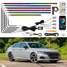 210 In 1 Car Rgb Led Acrylic Interior Strip Light Ambient Lights Kits For Honda