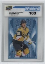2024-25 Upper Deck Series 2 Population Count 100 /100 Brendan Brisson #PC-57 f6d