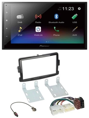 Pioneer USB Bluetooth DAB 2DIN MP3 Autoradio für Dacia Sandero Renault Traffic O - Bild 1 von 4
