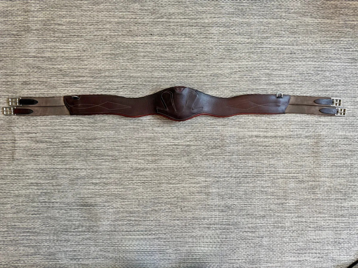 60" CWD Brown Mademoiselle Anatomical Jump Girth Excellent Condition