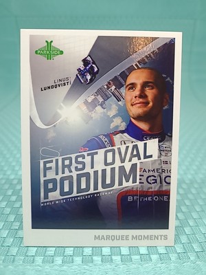 2025 Parkside Indycar  Marquee Moments Linus Lundqvist First Oval Podium MM-47