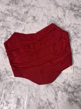 Unbranded Cropped Corset Sz S Red NWT