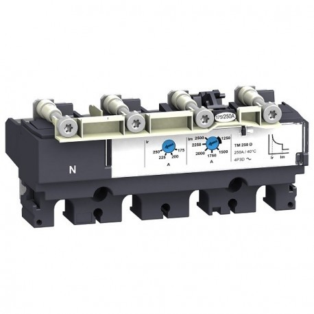 Déclencheur TM25D 4P3D pour remplacer le bloc de coupure Compact NSX100-250