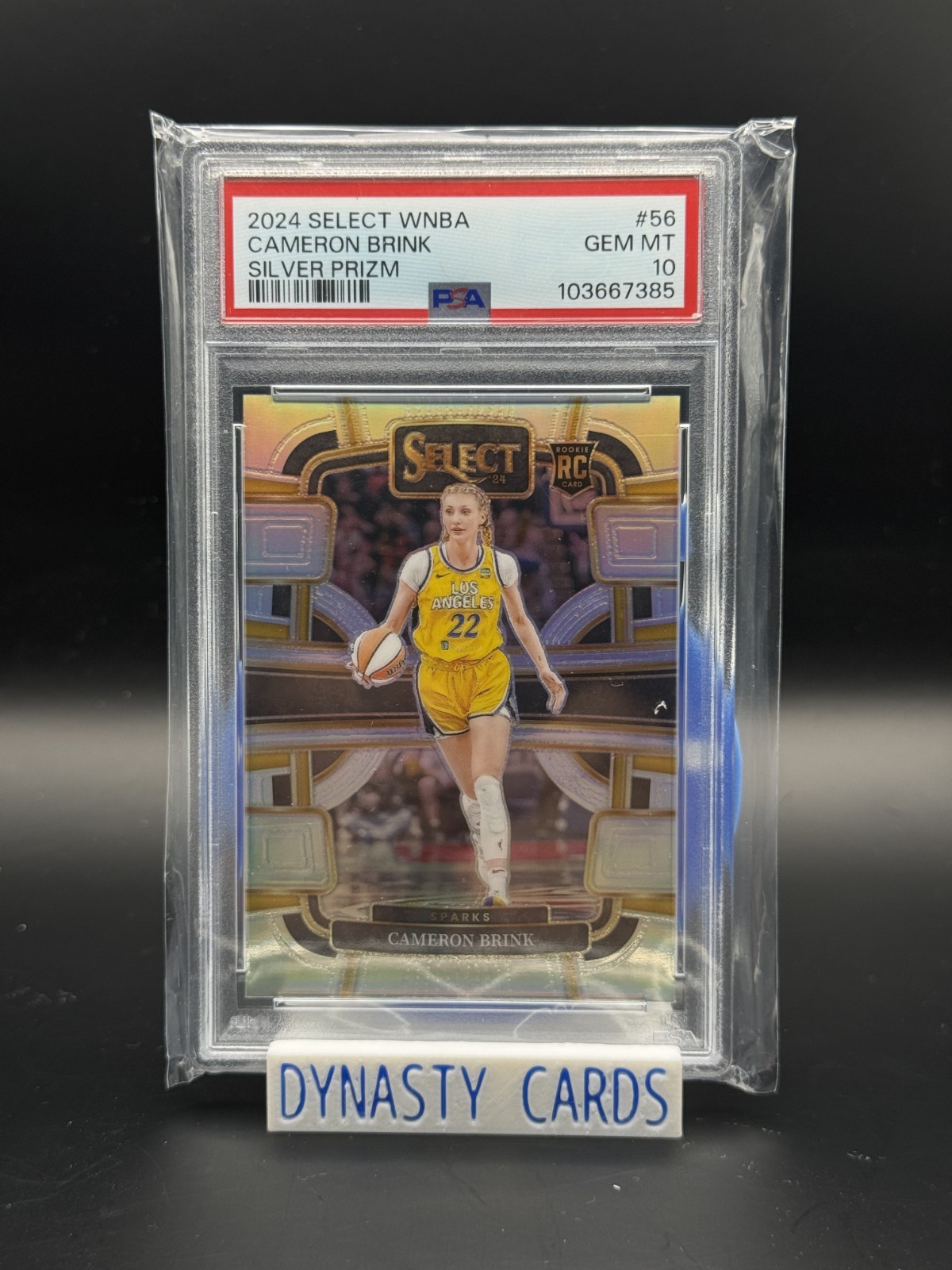 2024 Panini Select WNBA - Concourse Cameron Brink #56 Silver Prizm (RC) PSA 10