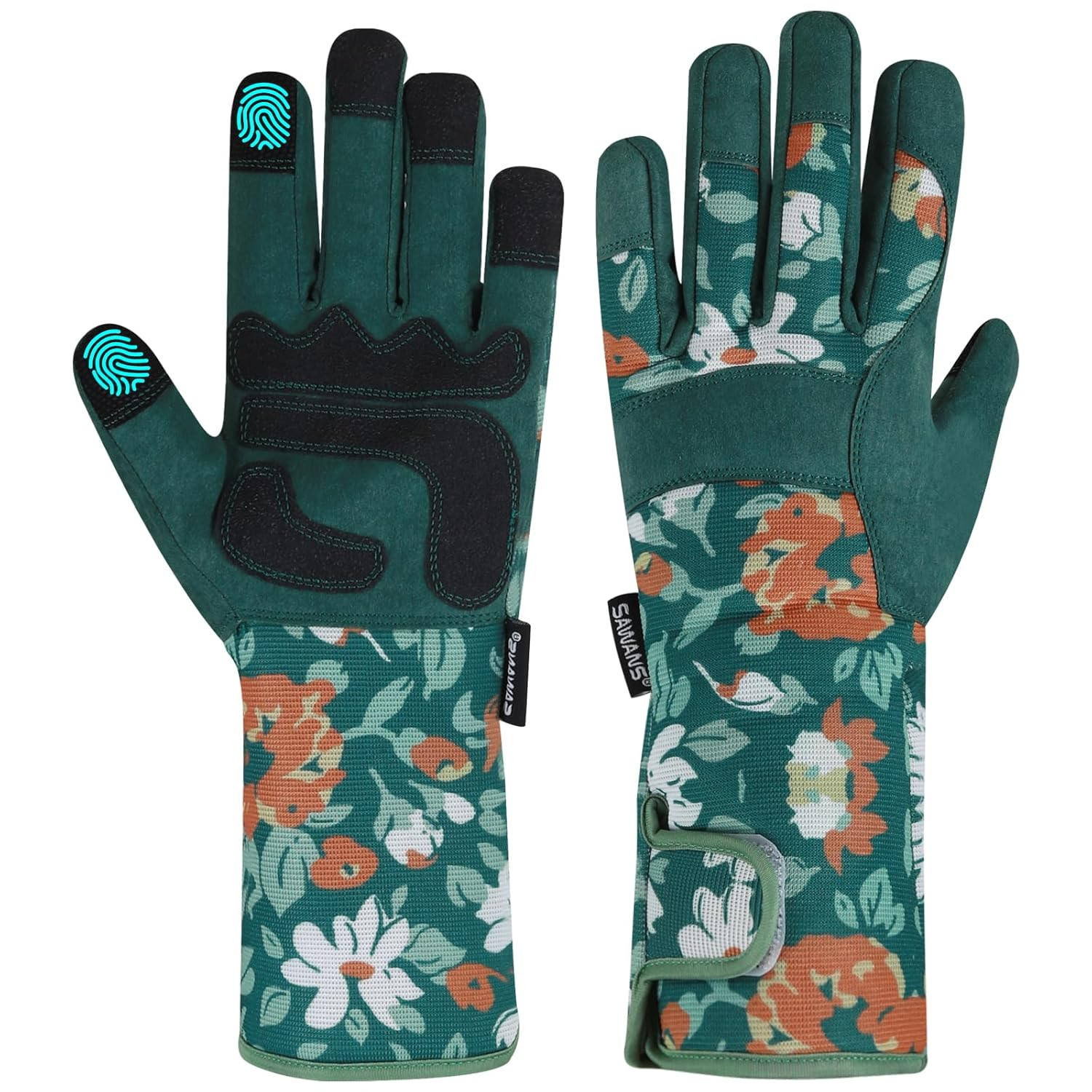 SAWANS Long Gardening Gloves for Women Men Thorn Proof Garden Gloves Safety Brea