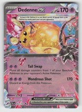 Dedenne ex 093/193 Double Rare Paldea Evolved Near Mint