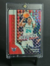 2023-24 Panini Mosaic Brandon Miller RC Heat Check Mosaic Prizm SP #1 Hornets