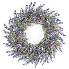 Large Summer Wreaths for Front Door Lavender Wreath for Front Door 24 Inch