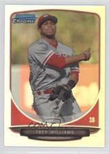 2013 Bowman Draft Draft Picks Chrome Refractor Trey Williams #BDPP63 0q5