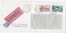 1969 France express cover sent from Clamart, Hauts-de-Seine