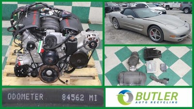 Ran w/ VID! 99' C5 Vette 84K Mile 5.7L LS1 Engine Liftout ECM Harness TAC Module