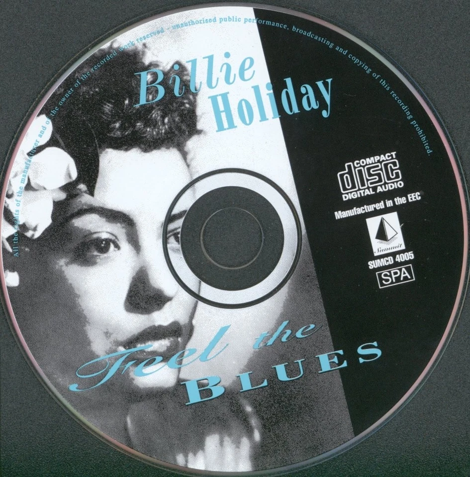 Billie Holiday Feel The Blues CD UK Summit 1995 SUMCD4005 - Bild 3 von 3