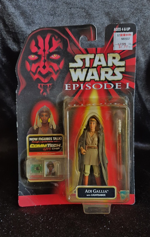 Hasbro Star Wars Episode I CommTech Adi Gallia Action Figure 1999