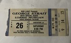 **SIGNED*George Strait w/Lorrie Morgan Ticket Stub Hirsch Coliseum Shreveport LA — photo 1