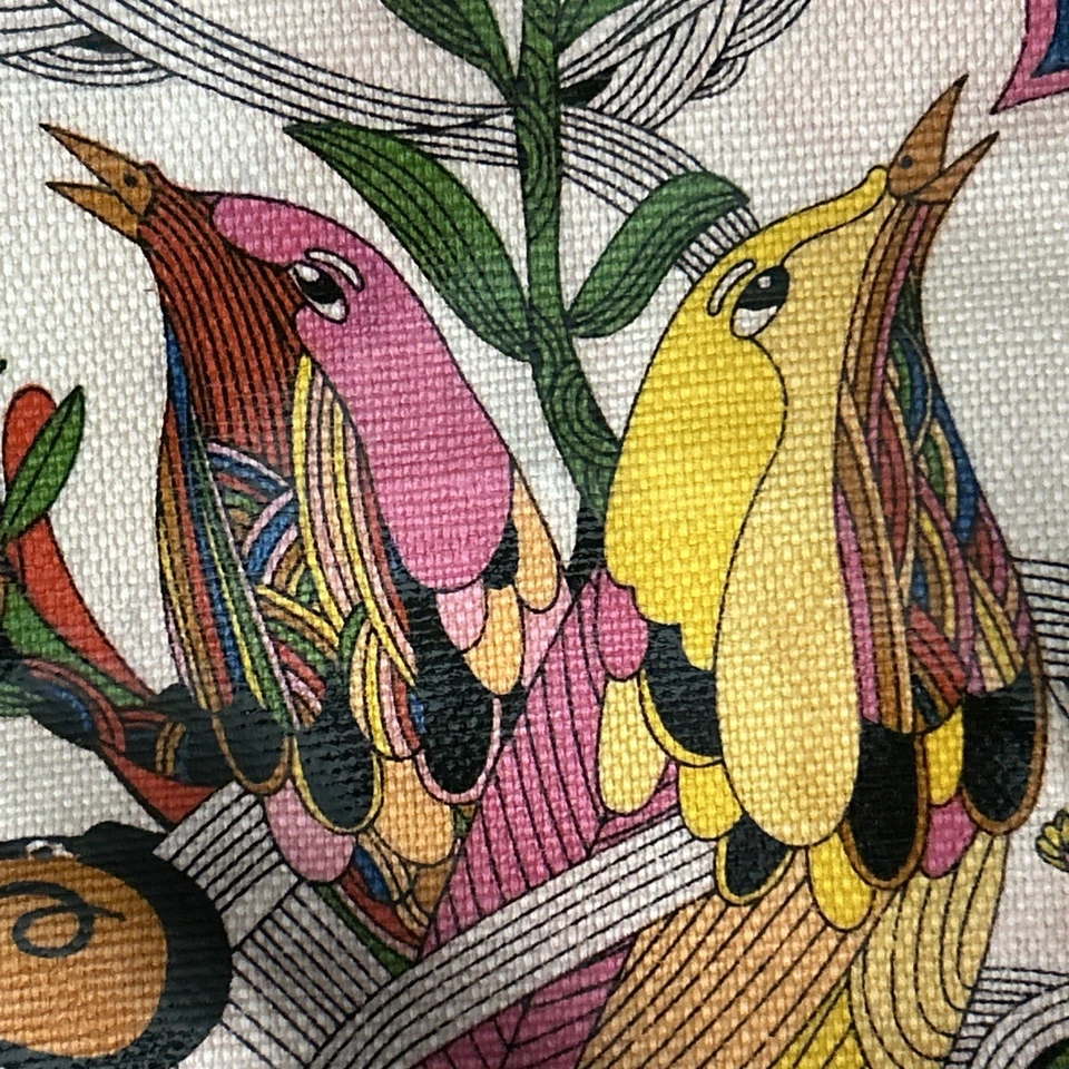 Sakroots Small Flap Crossbody Bag Multicolor Birds Peace Love Phone Wallet Purse - Image 4 of 4