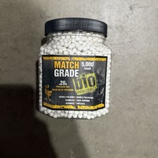 Crosman Game Face Airsoft Match Grade BIO BBs 6.0 mm .20 Gram 5000 Count 20GBW5J