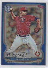 2020 Gypsy Queen Box Topper Chrome Blue Refractor 89/99 Brusdar Graterol 1u6