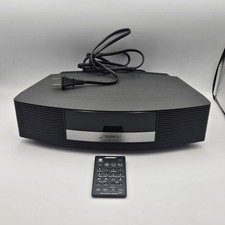 BOSE WAVE RADIO II AM/FM Alarm Clock Radio Model: AWR1B2 Black W/Remote