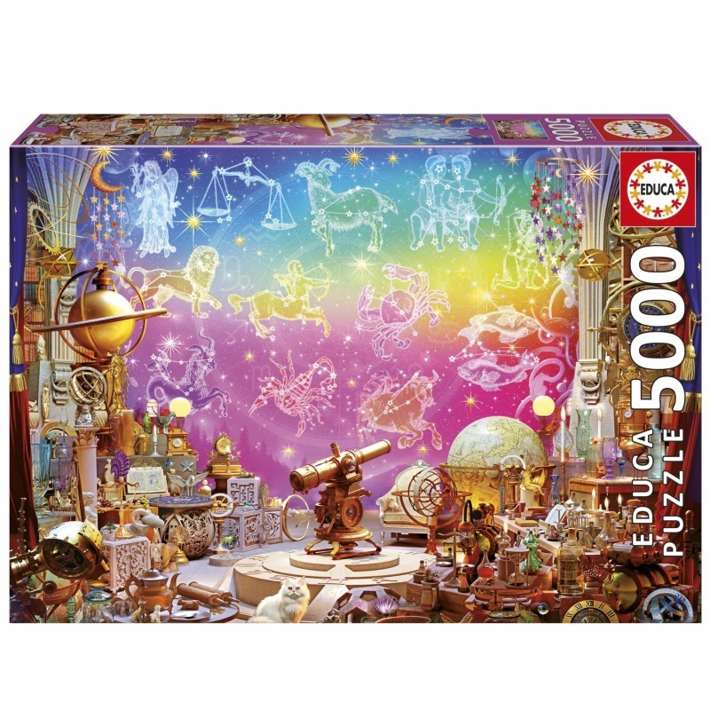 Grand puzzle 5000 pièces astrologie Educa en carton haute densité