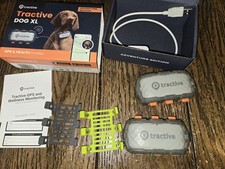 2 Tractive DOG XL Adventure Edition GPS Tracker Tag. Battery's Dont Hold Charge.