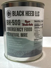 BLACK HEED LLC BH-500 Vegan Fried Rice, Emergency Survival Food Ration 10 Year