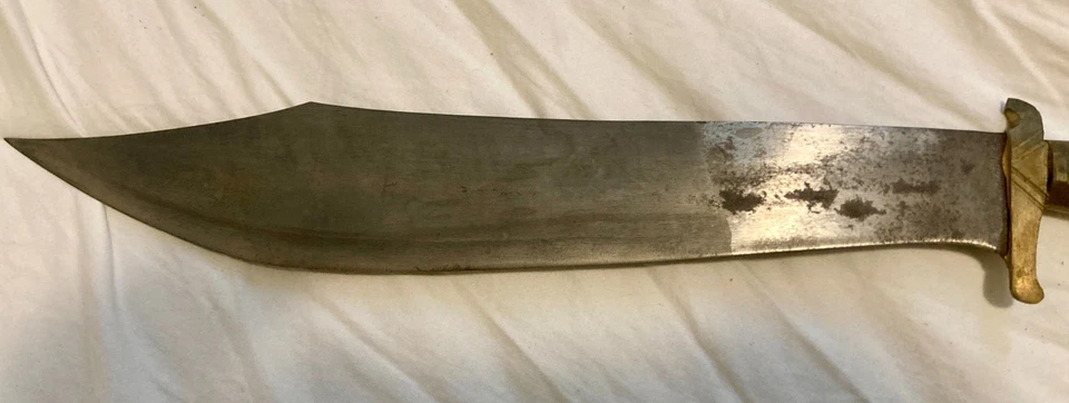 De colección. Cuchillo Negrito Bolo Filipinas Hoja de 14" con Funda de Cuero (Cuchillo Bowie) Foto 3 de 4
