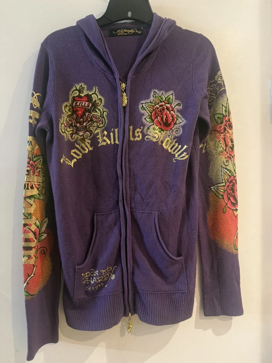 Ed Hardy Purple Hoodies & Sweatshirts for Women for sale | eBay