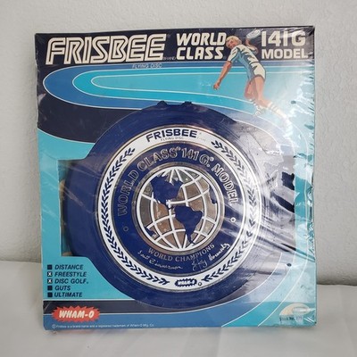 Vintage Wham-O Frisbee World Class 141g Model New In Box Sealed Flying Disc