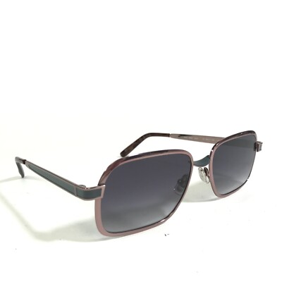 Morganthal Frederics Sunglasses- designer 2 round and 1 square frame available Morgenthal Frederics Sunglasses 259 HEIDI Blue Silver Round  main image 2