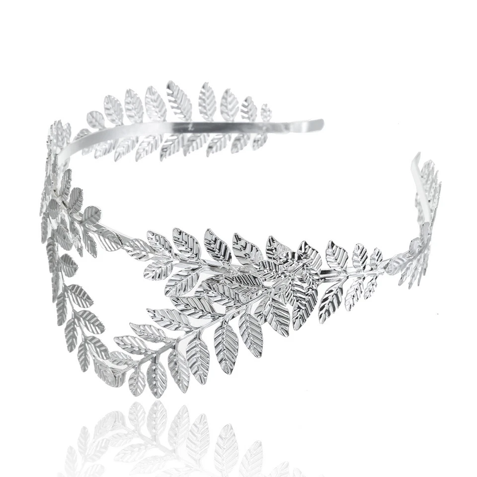 Greek Goddess Laurel Wreath Leaf Headband Head Band Wedding Party Crown Bridal - image 4 of 4