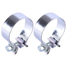 2Pcs 2.75” T409 Stainless Steel Narrow Band Exhaust Clamps powerful Lap Joint
