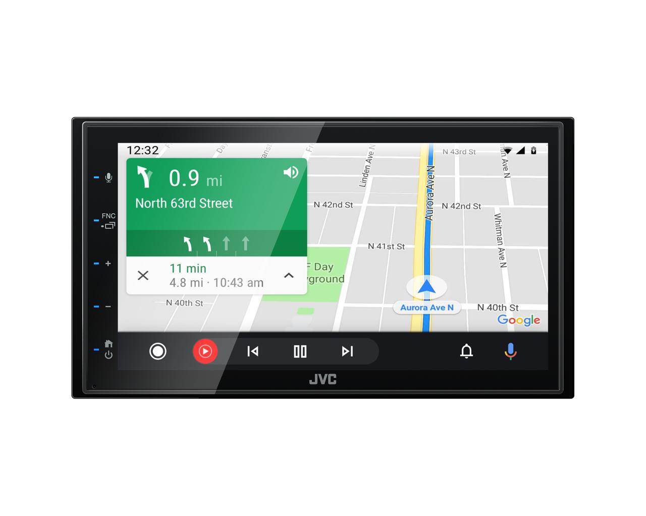 JVC Autoradio Apple CarPlay DAB für Mitsubishi L 200 Triton 2006-2015 schwarz