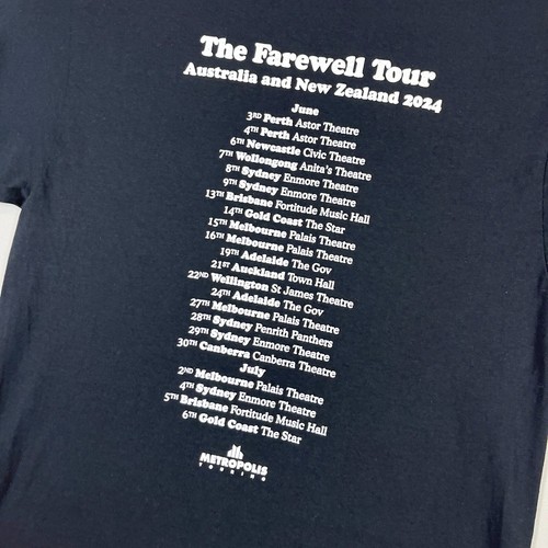 Boney M Music Band Tour Australia 2024 Casual T Shirt Mens Medium M Slim Fit - Picture 6 of 9