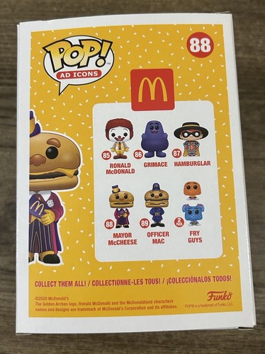 Funko Pop! Vinyl: McDonald's - Mayor McCheese #88 New! - Picture 3 of 6