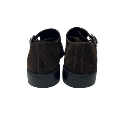 Kenneth Cole New York Dark Brown Suede Leather Men display picture 3