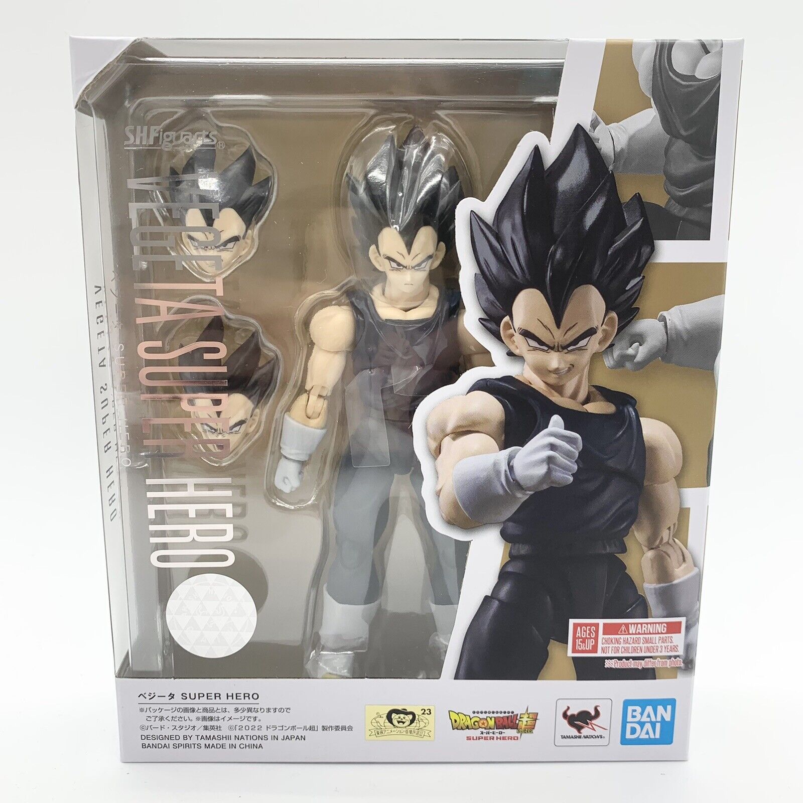 Bandai S.H.Figuarts Vegeta SUPER HERO Dragon Ball Super Action Toy Figure New